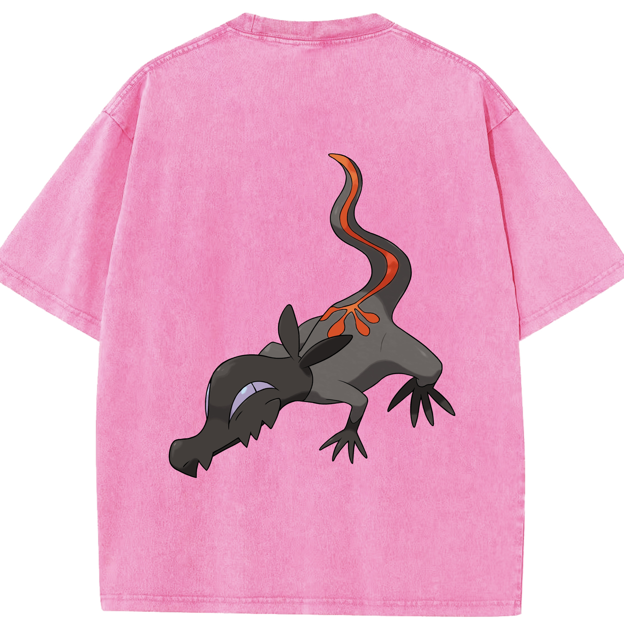 （画像用） ポケットモンスター Pokémon 綿100% ヴィンテージ風 半袖Tシャツ（背面プリント）